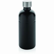 Soda Trinkflasche aus RCS-zertifiziertem Stainless-Steel (Schwarz) (Art.-Nr. CA833147)