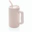 Cube Becher aus RCS recyceltem Stahl 800ml (rosa) (Art.-Nr. CA850393)