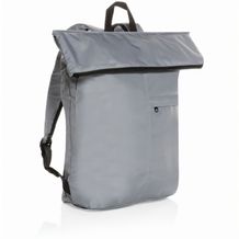 Dillon AWARE RPET faltbarer Lightweight-Rucksack (Grau) (Art.-Nr. CA866632)