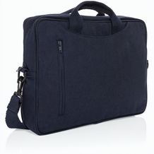 Laluka AWARE 15.4" Laptop-Tasche aus recycelter Baumwolle (navy blau) (Art.-Nr. CA873816)