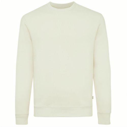Iqoniq Denali ungefärbt. Rundhals-Sweater aus recycelter BW (Art.-Nr. CA873959) - Unisex-Pullover mit Rundhalsausschnitt...