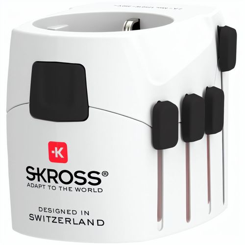 SKROSS Pro 3-Pole World Travel Adapter (Art.-Nr. CA880623) - Auch für leistungsstarke Geräte w...