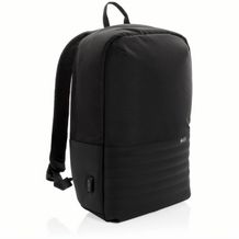 Swiss Peak AWARE Anti-Theft-RFID 15.6"-Laptop-Rucksack (Schwarz) (Art.-Nr. CA888051)