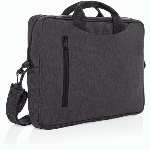 Laluka AWARE 15.4" Laptop-Tasche aus recycelter Baumwolle (Art.-Nr. CA904593) - Die Laluka AWARE Laptop-Tasche aus...