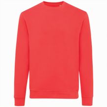 Iqoniq Zion Rundhals-Sweater aus recycelter Baumwolle (luscious red) (Art.-Nr. CA918226)