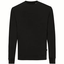 Iqoniq Zion Rundhals-Sweater aus recycelter Baumwolle (Schwarz) (Art.-Nr. CA925383)
