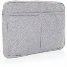 Laluka AWARE 15,6" Laptoptasche aus recycelter Baumwolle (Grau) (Art.-Nr. CA933642)