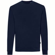 Iqoniq Zion Rundhals-Sweater aus recycelter Baumwolle (navy blau) (Art.-Nr. CA953988)