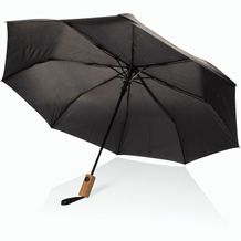 Kaycey 21 Auto-Open Mini-Regenschirm aus AWARE rPET (Schwarz) (Art.-Nr. CA990221)