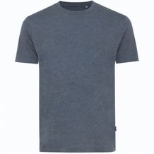 Iqoniq Manuel ungefärbtes T-Shirt aus recycelter Baumwolle (heather navy) (Art.-Nr. CA996273)