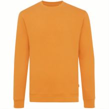 Iqoniq Zion Rundhals-Sweater aus recycelter Baumwolle (sundial orange) (Art.-Nr. CA996628)