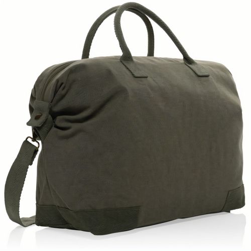 Kezar AWARE 500g/m² Wochenendtasche aus recyceltem Canvas (Art.-Nr. CA998052) - Diese luxuriöse Wochenendtasche is...