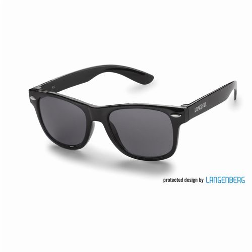 Sonnenbrille (Art.-Nr. CA120173) - Kunststoffgläser aus Acryl, schwarz...