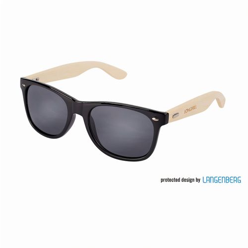 Sonnenbrille (Art.-Nr. CA231074) - Kunststoffgläser aus Acryl, schwarz...