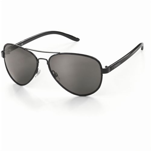 Sonnenbrille (Art.-Nr. CA443425) - Kunststoffgläser aus Acryl, schwarz...