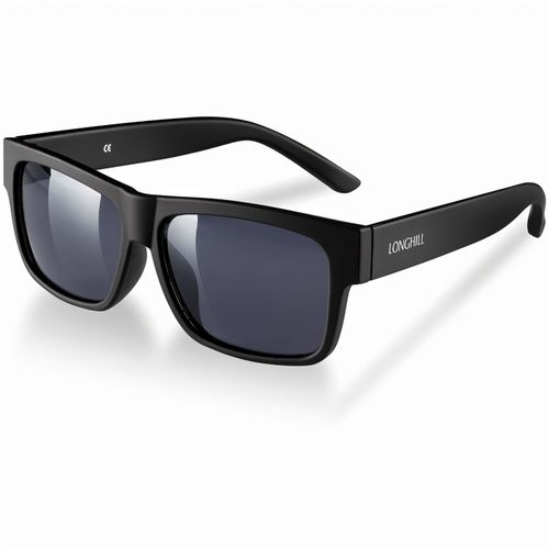Sonnenbrille (Art.-Nr. CA898991) - Kunststoffgläser aus Acryl, schwarz...