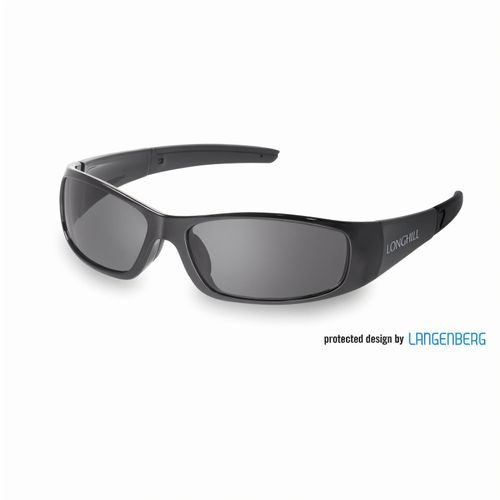 Sonnenbrille (Art.-Nr. CA927386) - Kunststoffgläser aus Acryl, schwarz...