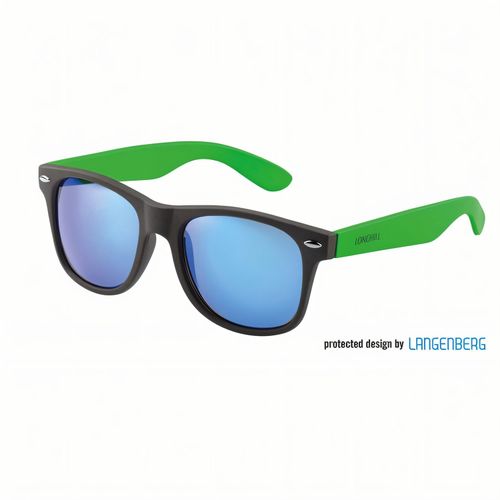 Sonnenbrille (Art.-Nr. CA931442) - Kunststoffgläser aus Acryl, schwarz...