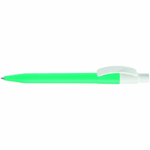 PIXEL KG F Druckkugelschreiber (Art.-Nr. CA001784) - Druckkugelschreiber mit farbig mattem...