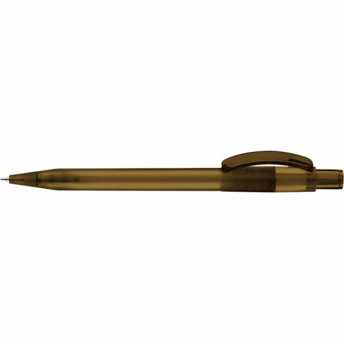 PIXEL frozen Druckkugelschreiber (Art.-Nr. CA008162) - Druckkugelschreiber mit gefrostetem...