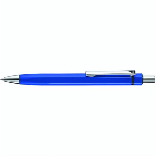SIX Druckkugelschreiber (Art.-Nr. CA017988) - Metall-Druckkugelschreiber mit matt...