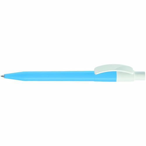 PIXEL KG F Druckkugelschreiber (Art.-Nr. CA018564) - Druckkugelschreiber mit farbig mattem...