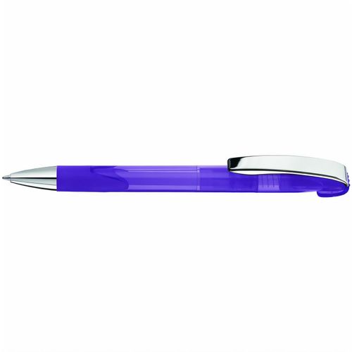 LOOK grip transparent M SI Druckkugelschreiber (Art.-Nr. CA021866) - Druckkugelschreiber mit transparent...