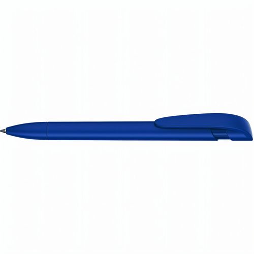 YES F Druckkugelschreiber (Art.-Nr. CA031697) - Druckkugelschreiber mit gedeckt mattem...