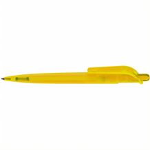 SPIRIT transparent Druckkugelschreiber (gelb) (Art.-Nr. CA038143)