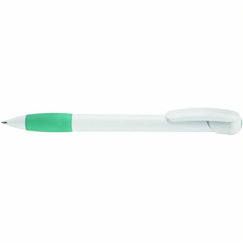 FANTASY Druckkugelschreiber (Art.-Nr. CA045745) - Druckkugelschreiber mit gedeckt glänzen...