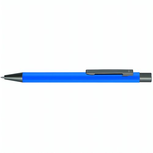 STRAIGHT GUM Druckkugelschreiber (Art.-Nr. CA048286) - Metall-Druckkugelschreiber mit Softtouch...
