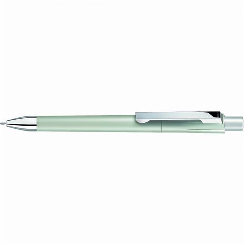 CHECK M-SI Druckkugelschreiber (Art.-Nr. CA050111) - Druckkugelschreiber mit gedeckt matten...