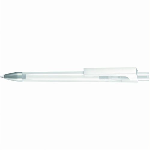 CHECK frozen KG SI Druckkugelschreiber (Art.-Nr. CA064268) - Druckkugelschreiber mit transparent...