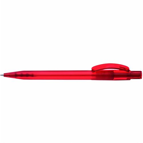 PIXEL frozen Druckkugelschreiber (Art.-Nr. CA064438) - Druckkugelschreiber mit gefrostetem...