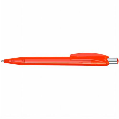 BEAT transparent Druckkugelschreiber (Art.-Nr. CA069672) - Druckkugelschreiber mit glänzend transp...