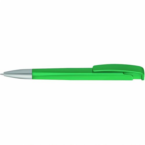 LINEO SI Druckkugelschreiber (Art.-Nr. CA070403) - Druckkugelschreiber mit geometrisch...