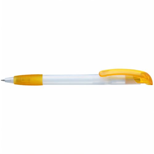 VARIO grip frozen Druckkugelschreiber (Art.-Nr. CA071091) - Druckkugelschreiber mit transparent...