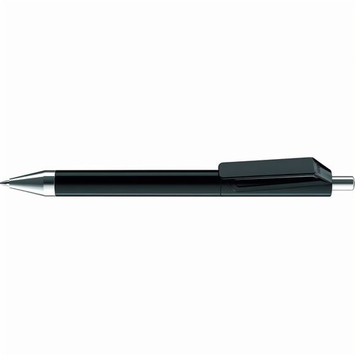 FUSION SI Druckkugelschreiber (Art.-Nr. CA073078) - Druckkugelschreiber mit gedeckt glänzen...