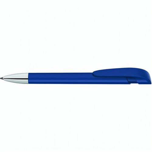 YES F SI Druckkugelschreiber (Art.-Nr. CA076530) - Druckkugelschreiber mit gedeckt mattem...