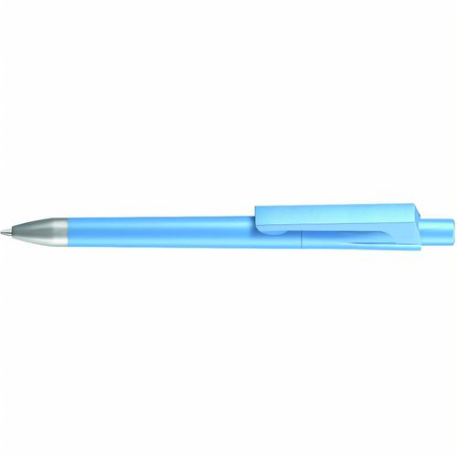 CHECK SI Druckkugelschreiber (Art.-Nr. CA085185) - Druckkugelschreiber mit gedeckt matten...