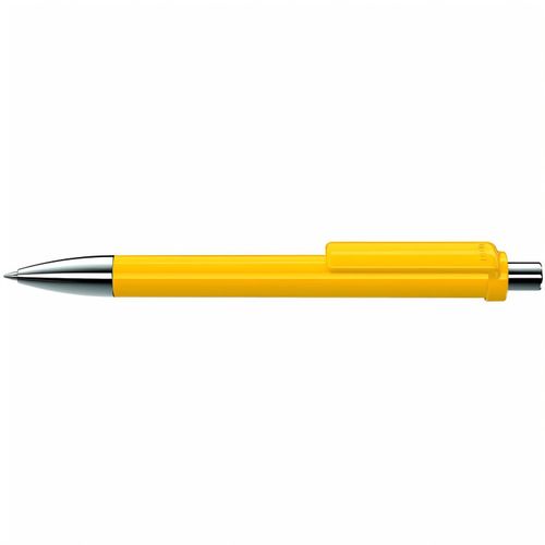 FASHION SI Druckkugelschreiber (Art.-Nr. CA085603) - Druckkugelschreiber mit gedeckt glänzen...