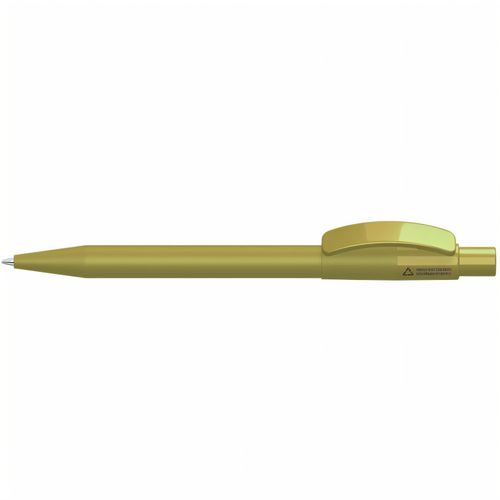 PIXEL RECY Druckkugelschreiber (Art.-Nr. CA092390) - Druckkugelschreiber mit gedeckt mattem...
