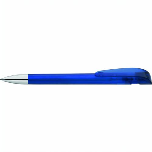 YES transparent SI Druckkugelschreiber (Art.-Nr. CA101510) - Druckkugelschreiber mit transparent...