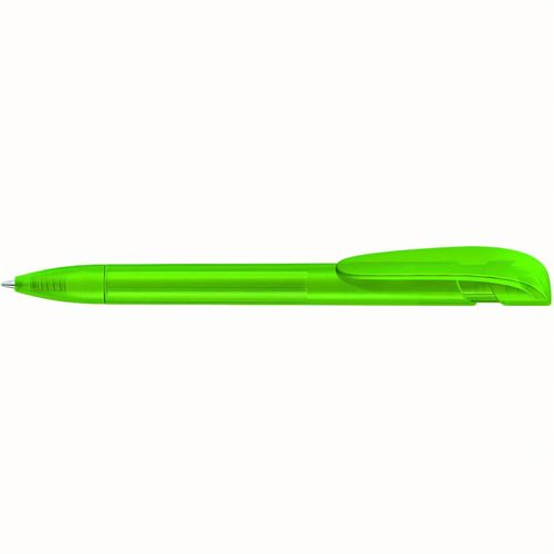YES frozen Druckkugelschreiber (Art.-Nr. CA107316) - Druckkugelschreiber mit transparent...
