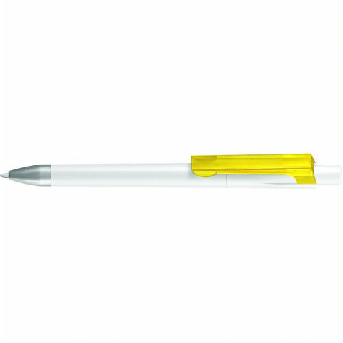 CHECK K frozen SI Druckkugelschreiber (Art.-Nr. CA109009) - Druckkugelschreiber mit gedeckt matten...