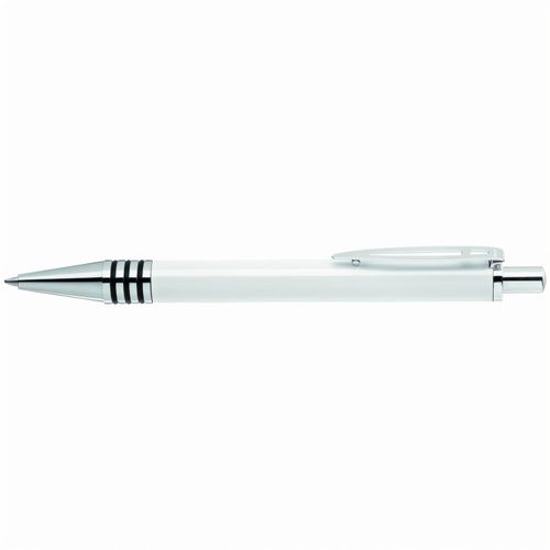SUPREME Druckkugelschreiber (Art.-Nr. CA110242) - Metall-Druckkugelschreiber mit glänzend...