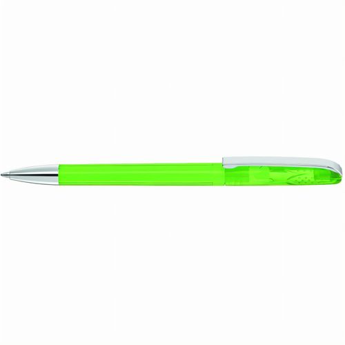PUR transparent SI Drehkugelschreiber (Art.-Nr. CA114501) - Drehkugelschreiber mit glänzend transpa...