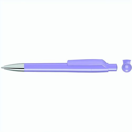 BLOOM SI Druckkugelschreiber (Art.-Nr. CA117027) - Druckkugelschreiber mit gedeckt glänzen...
