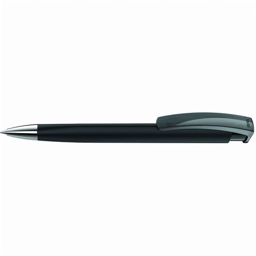 TRINITY K transparent SI GUM Druckkugelschreiber (Art.-Nr. CA121165) - Druckkugelschreiber mit gummiertem...