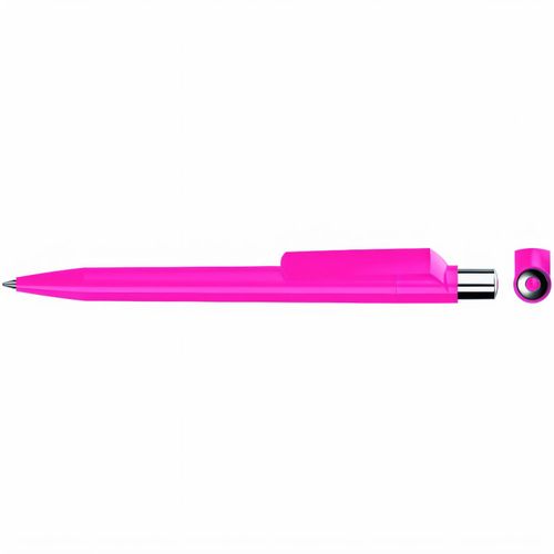 ON TOP SI F Druckkugelschreiber (Art.-Nr. CA124098) - Druckkugelschreiber mit farbig gedeckt...